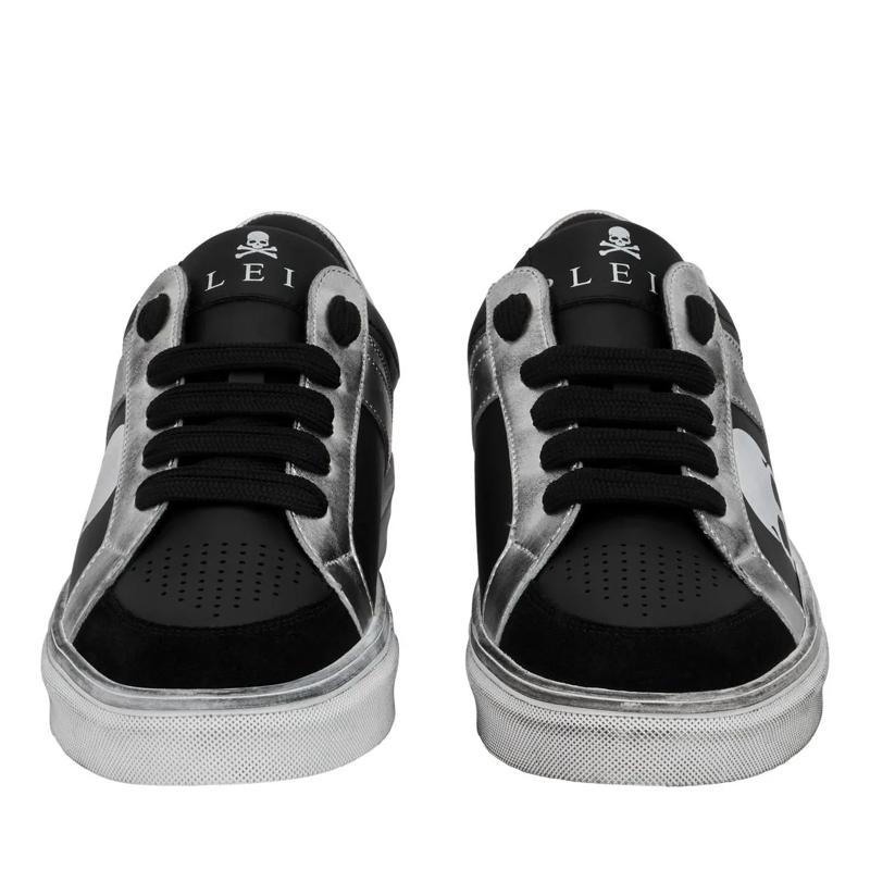 Philipp Plein Low-Top-Sneaker Lo-Top Turnschuhe Retrokickz schwarz(Image 4)