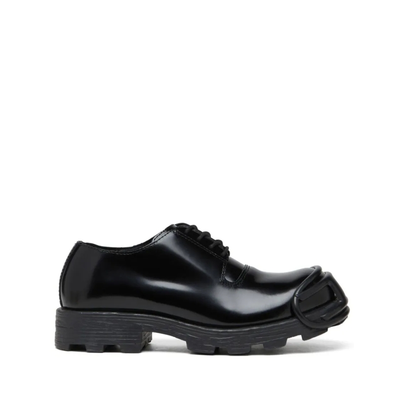 Diesel Schnürschuhe Lace-Up Black Flat Shoes Black