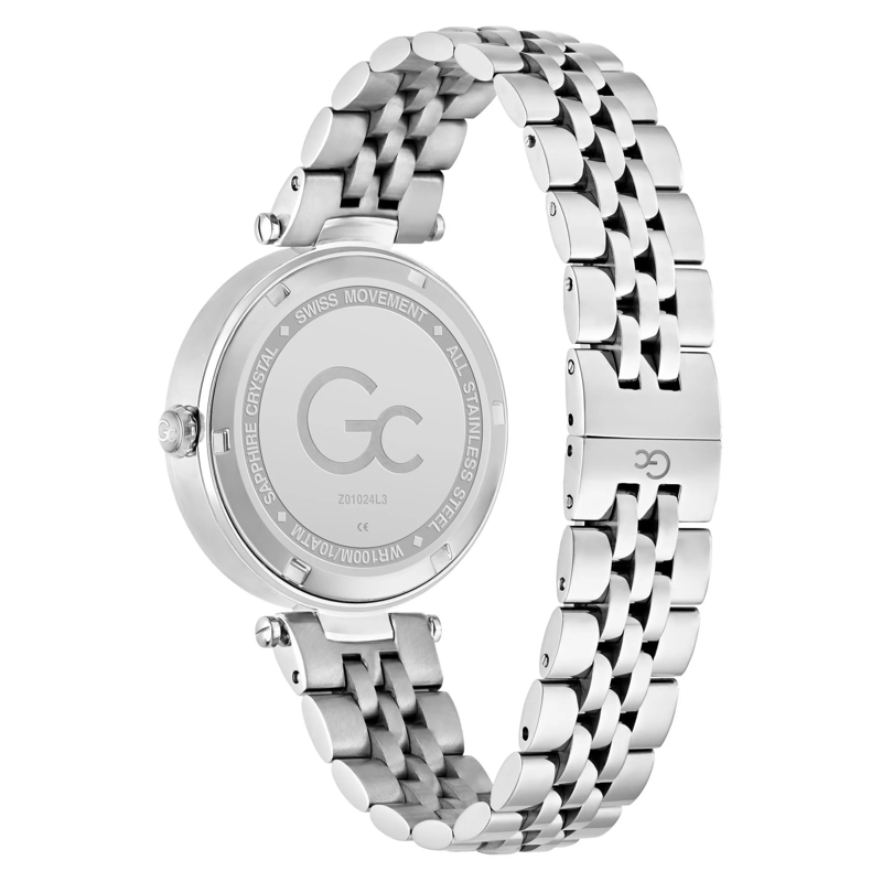 GC Quarzuhr Quarz-Analoguhr Gc Flair Crystal silber(Image 4)