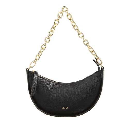 Abro Schultertasche Moon/ Black/Gold  Black/Gold Shoulder Bag