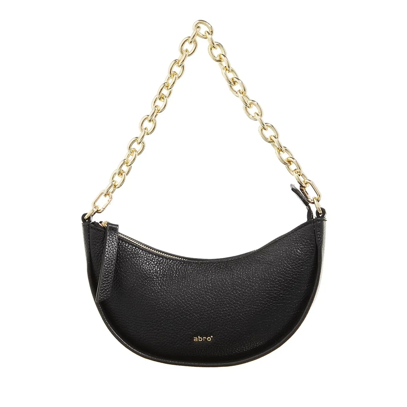 Abro Schultertasche Schultertasche Moon/ Black/Gold  Black/Gold