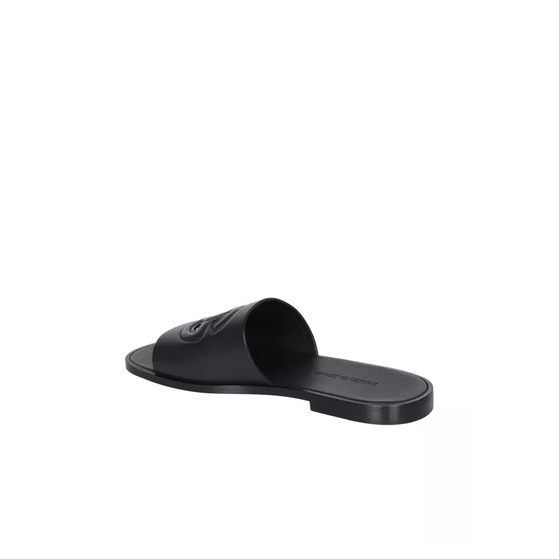 Dolce&Gabbana Loafer Leather Sandals Black(Image 3)