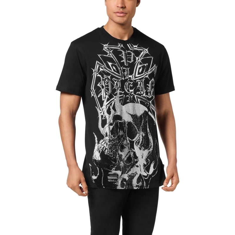 Philipp Plein T-Shirt T-Shirt Rundhalsausschnitt Ss Skull schwarz(Image 2)