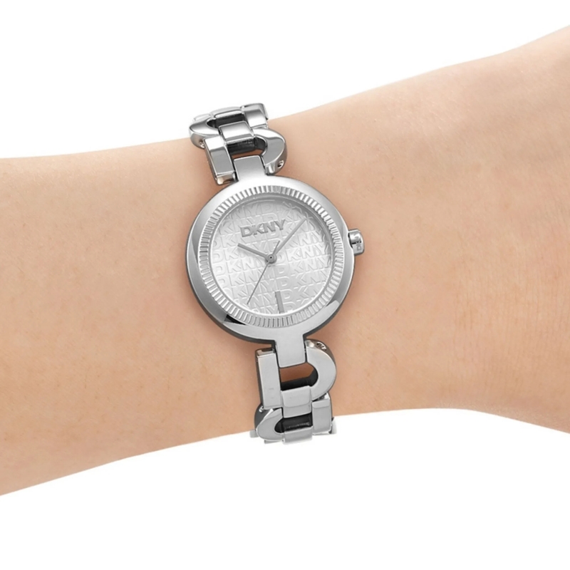 DKNY Quarzuhr Quarzuhr Open Link Watch silber(Image 5)
