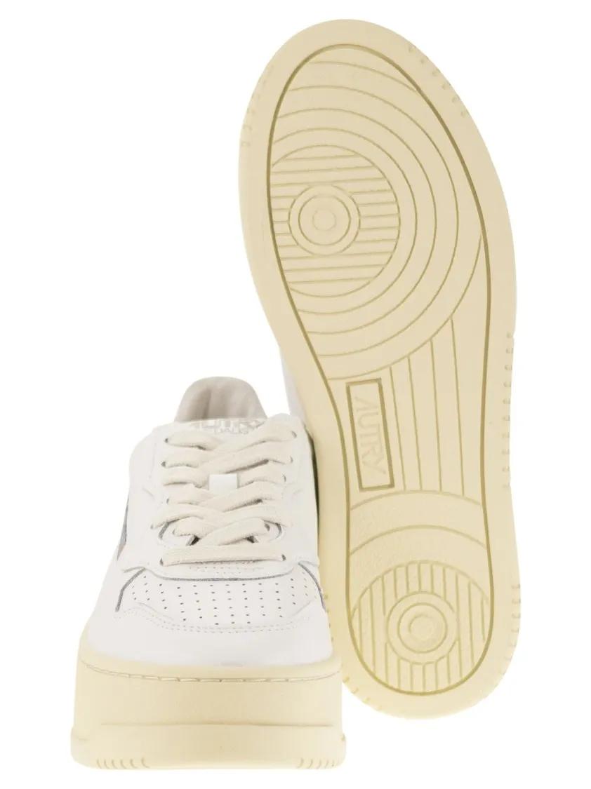 Thumbnail - Autry Low-Top Sneaker - Medalist Platform - Leather Trainers - Gr. 41 (EU) - in Weiß - für Damen