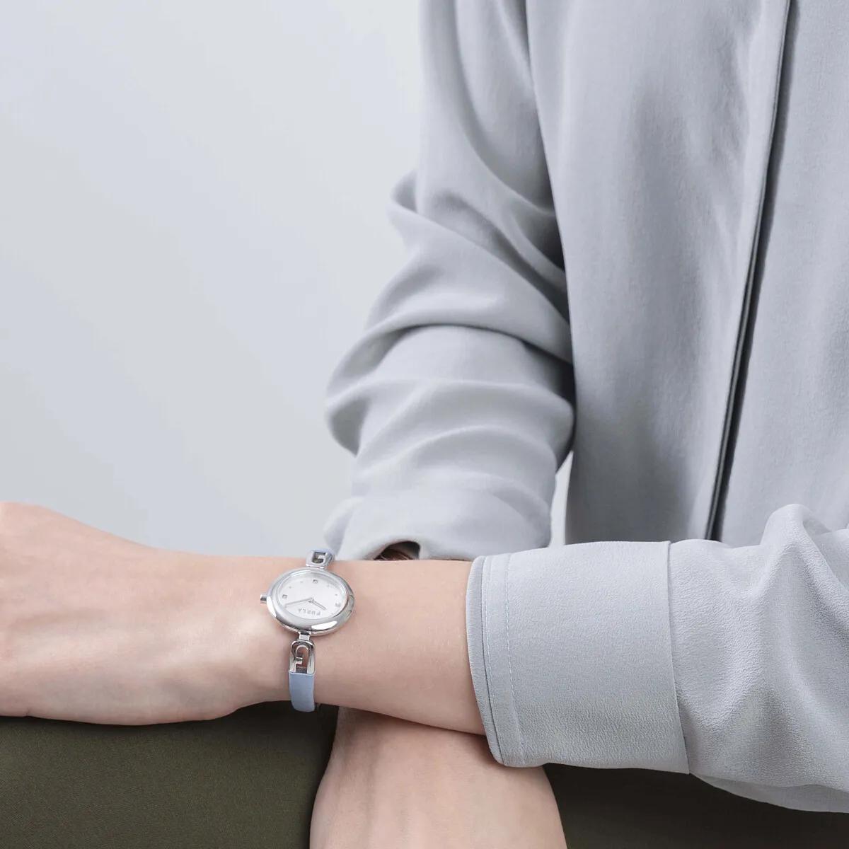 Thumbnail - Furla Uhr - Analoge Quarzuhr Furla Bangle Leather - Gr. unisize - in Blau - für Damen