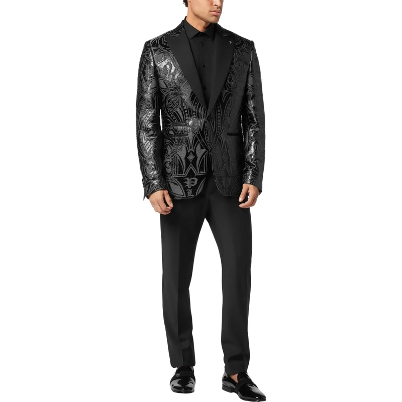 Philipp Plein Blazer Blazer Lord Fit Gothic Plein schwarz(Image 4)