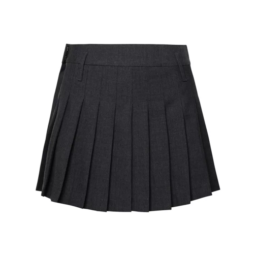 Ambush Pleated Miniskirt Black 