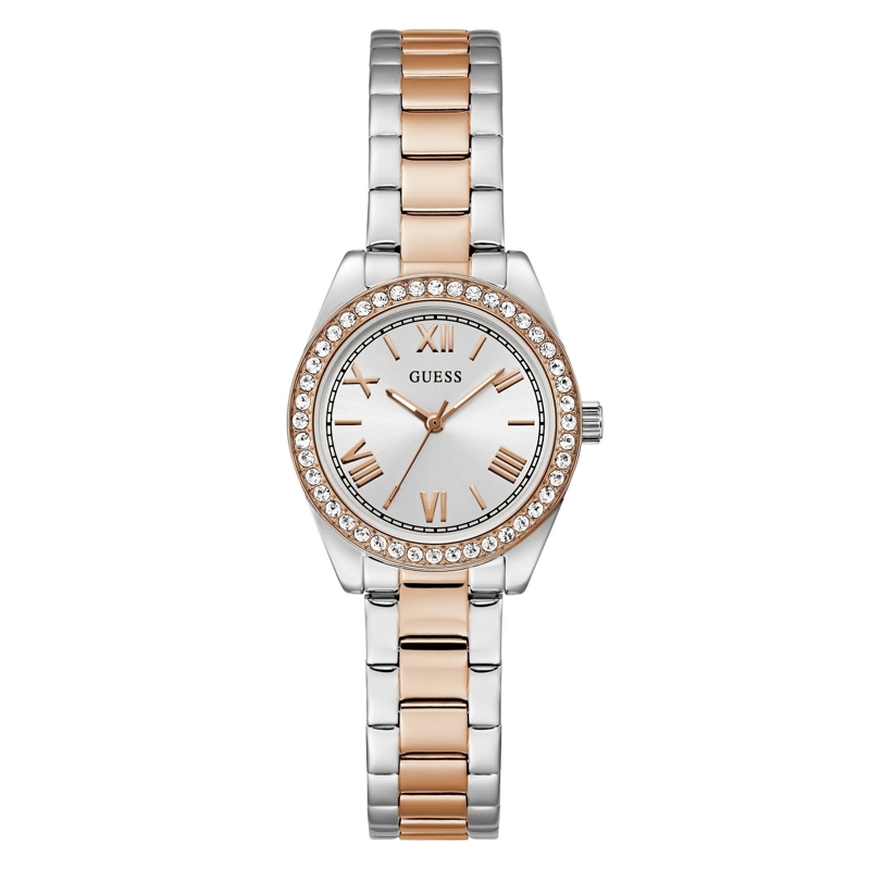 Guess Quarzuhr Quartz Analog Mini Luna rosa