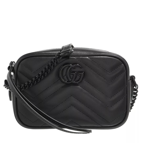 Gucci GG Marmont Mini Shoulder Bag Black Camera Bag
