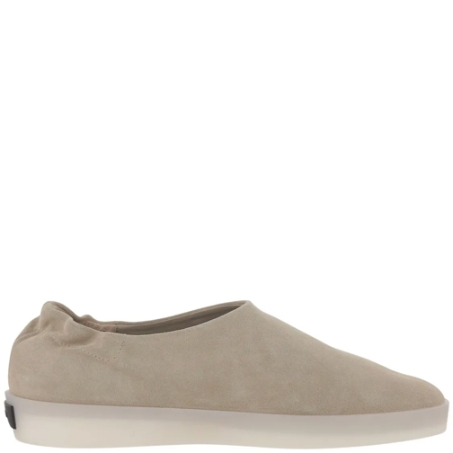 FEAR OF GOD Ballerina Suede Mules With Round Toe And Aesthetic Neutrals