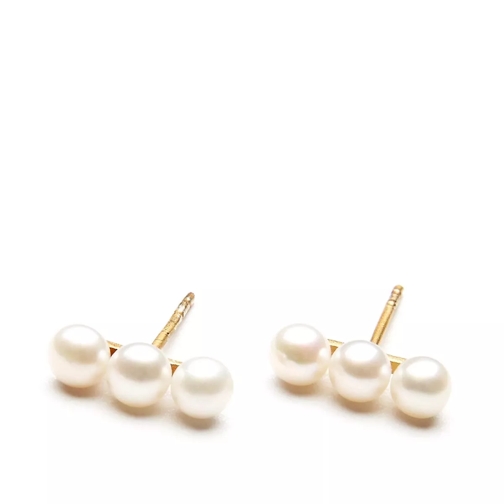 Charlotte Lebeck Eve Pearl Earring Yellow Gold Ohrstecker