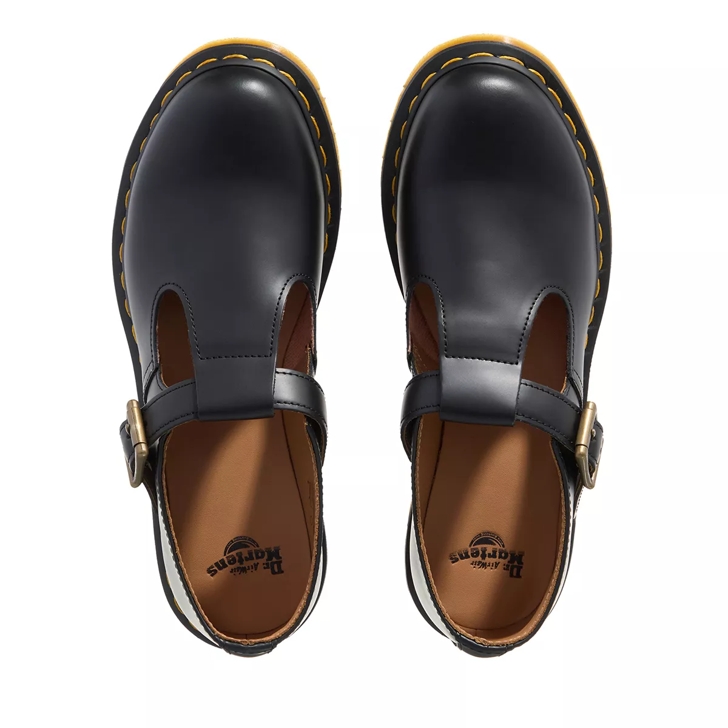 Dr martens polley t-bar shoes clearance black