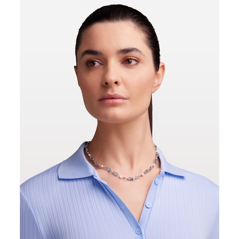 Furla Mittellange Halskette Halskette Furla Chained Logo silber(Image 4)