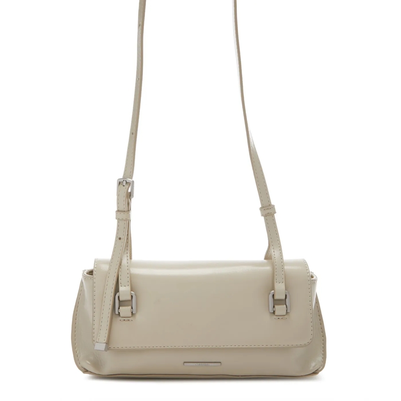 Calvin Klein Sac à bandoulière Ck Swing Crossbody Xs Pat Stoney Beige