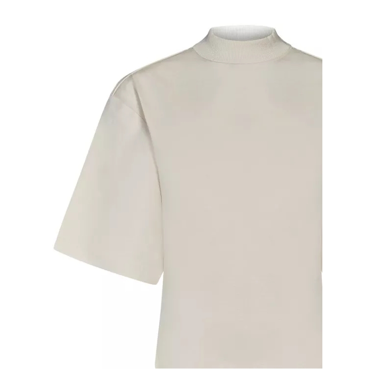 The Attico Ivory Oversized T Shirt Neutrals T Shirts