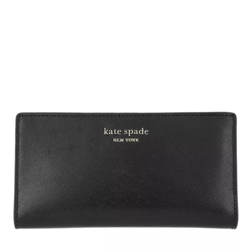 Kate Spade New York Spencer Saffiano Leather Slim Bi Fold Wallet Black Bi-Fold Portemonnaie