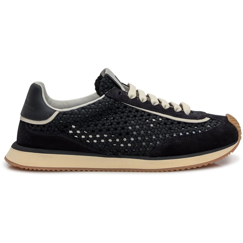 Dolce&Gabbana Low-Top-Sneaker Sneaker Intrecciata schwarz