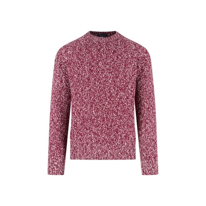 Drumohr Pull Mélange Wool Sweater – Red Red
