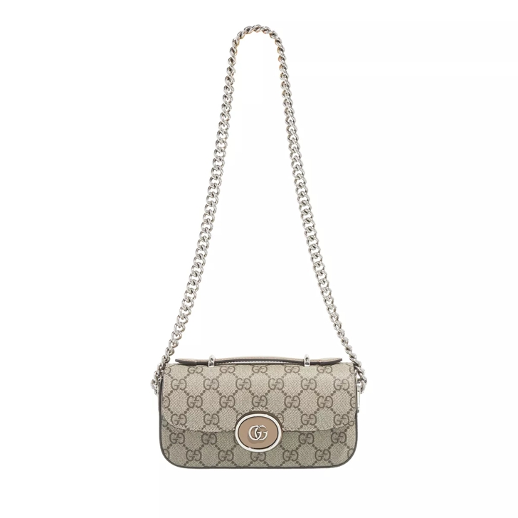 Gucci 'petite GG Small' Shoulder Bag in Gray