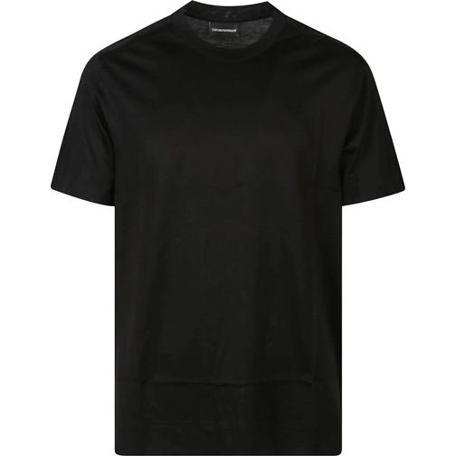 Emporio Armani T-shirts Logo T-shirt Black schwarz