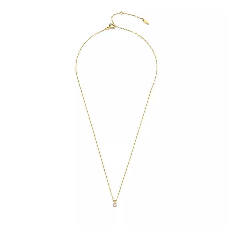 Isabel Bernard Medium Halsketting De la Paix Christine 14 karat necklace | diamond 0 Gold