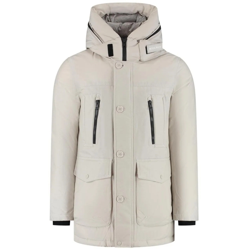Woolrich Daunenjacke Ramar Arctic Parka grau