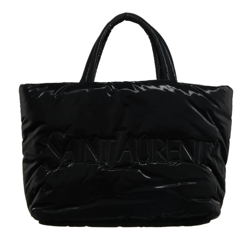 Saint Laurent Shopper With Embossed Logo Black Boodschappentas