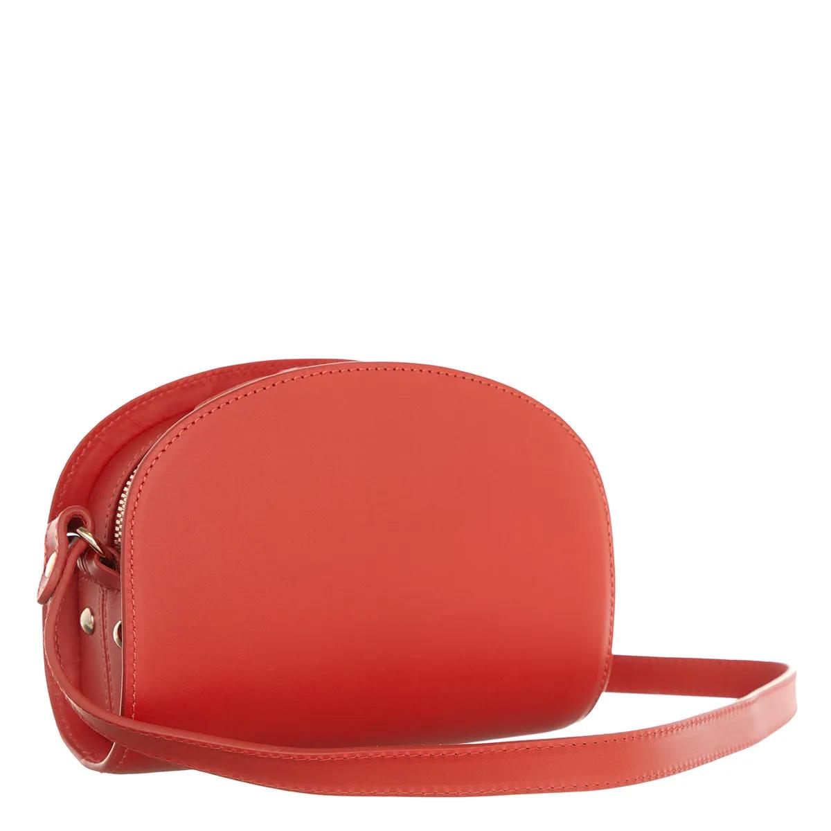 A.P.C. Crossbody bags Sac Demi-Lune Mini in oranje
