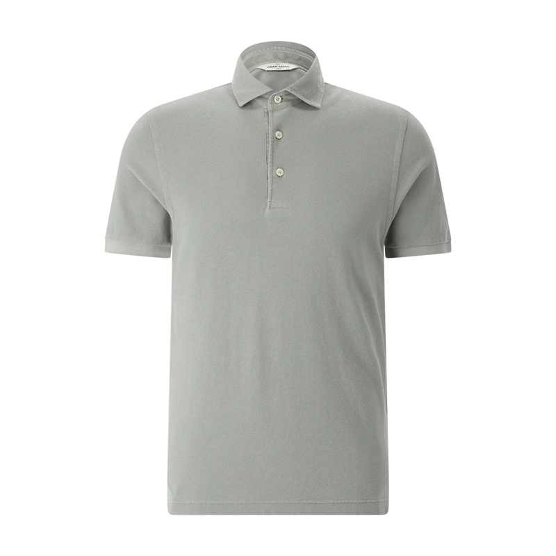 Gran Sasso Polo Poloshirt aus Baumwolle grün(Image 19)