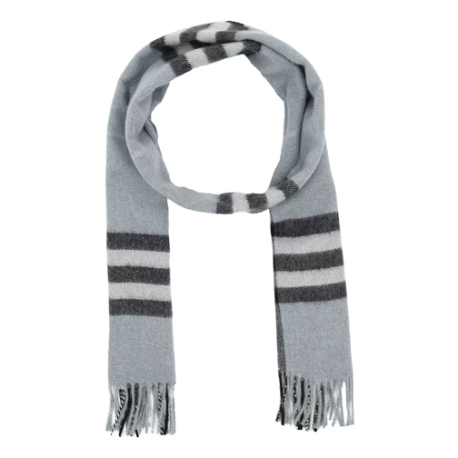 Burberry Giant Icon Scarf Cashmere Dusty Blue Sciarpa in cashmere
