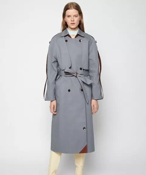 Aeron - AERON Stahlgrauer Trenchcoat - Größe 36 - multi