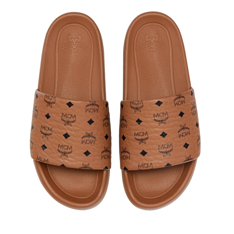 MCM Slipper W Mcm Collection Other Slide Co Cognac(Image 5)