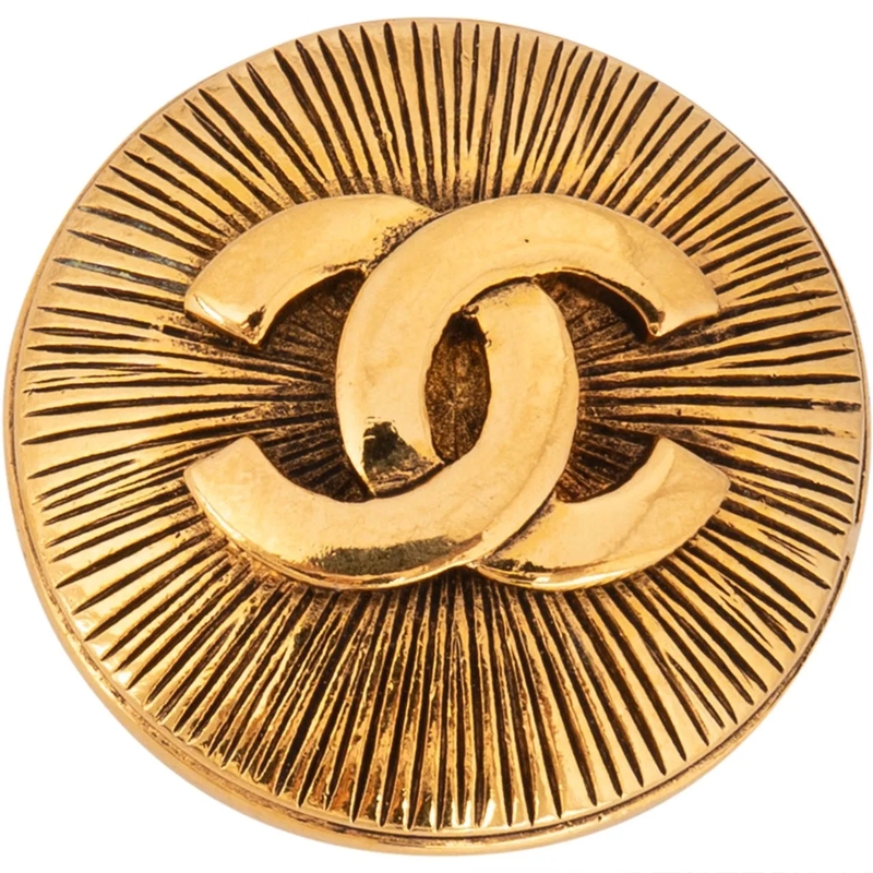 Chanel  Chanel Golden CC Starburst Brooch mehrfarbig