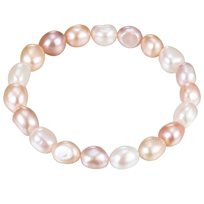 Valero Pearls Armband Perlen-Armband Süßwasser-Zuchtperle bunt