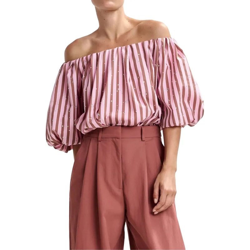 Essentiel Antwerp T-Shirt Essentiel Antwerp Jayjay Tops Roze Jayjay rose(Image 2)