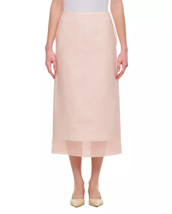 Thumbnail - Sportmax - Aceti Midi Skirt - Größe 40 - pink