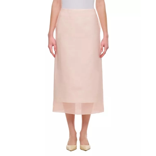 Sportmax  Aceti Midi Skirt Pink