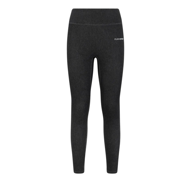 Plein Sport Leggings Leggings Denim Touch Ps schwarz