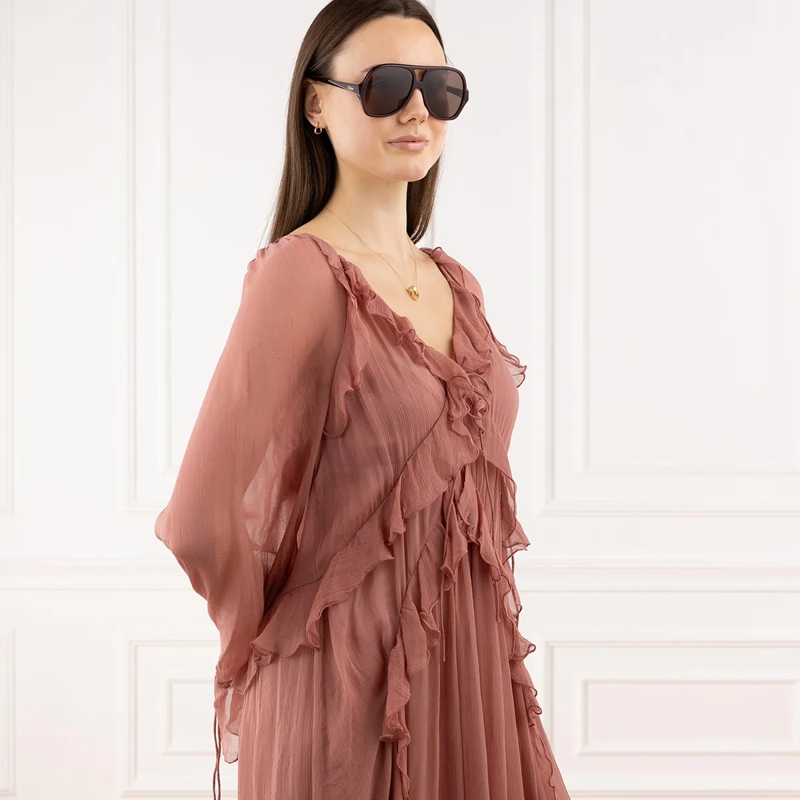 Chloé Sonnenbrille CH0289S-002 Brown-Brown-Brown(Image 2)