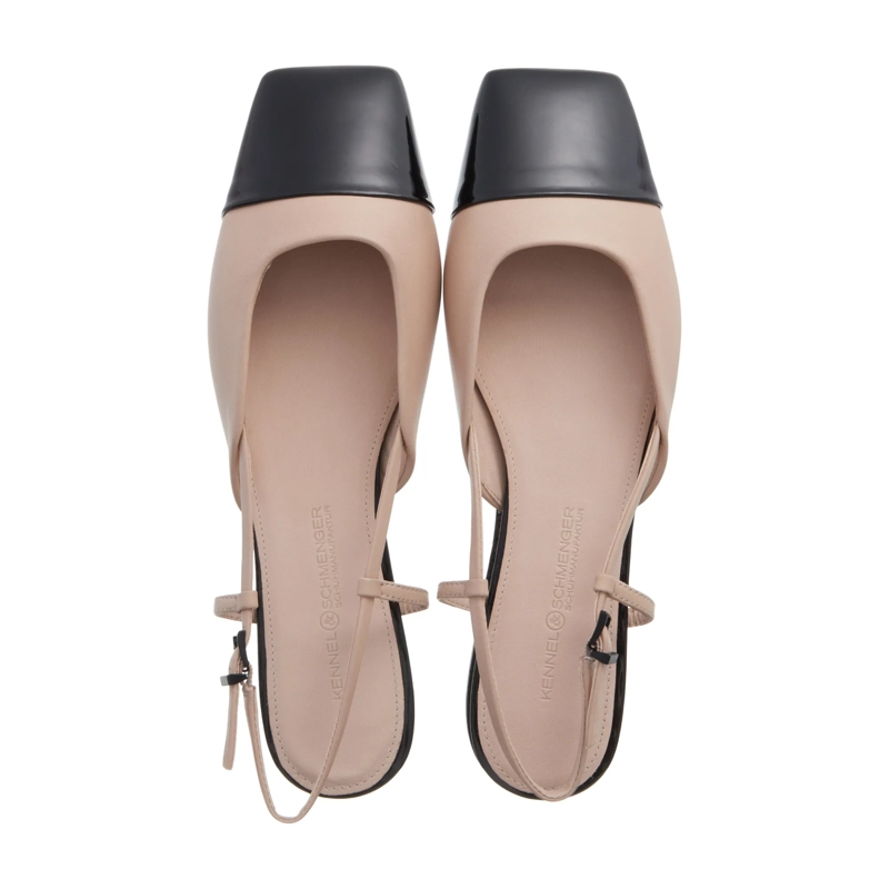 Kennel & Schmenger Ballerinas Leila Schwarz/Nude(Image 6)