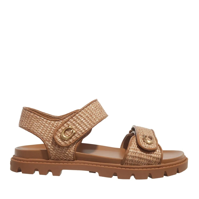 Coach Sandalen Brynn Straw Sndl Nat Natural