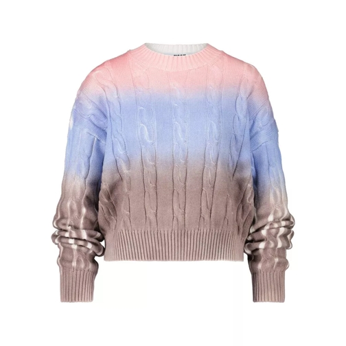 MSGM Zopfstrick-Sweater mit Dipdye-Effekt 4810453270562 Multicolor 