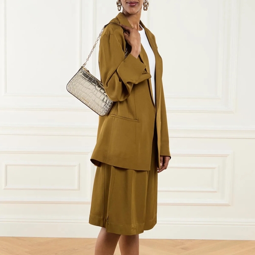 MICHAEL Michael Kors Pochette Empire Medium Chain Pouchette Pale Gold (Image 2)