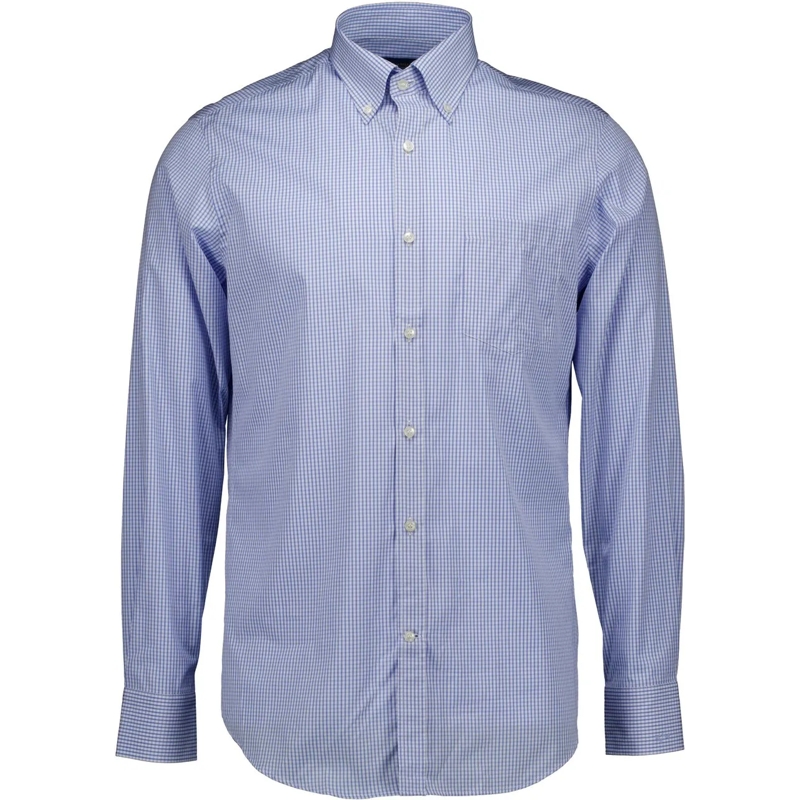 Paul & Shark  Paul & Shark 9931301 Lange Mouw Overhemden Lichtbl blau