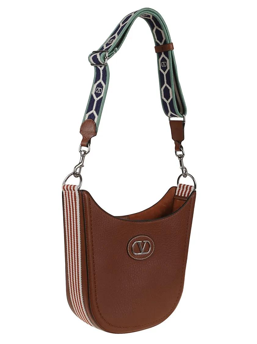 Valentino Garavani Hobo bags Medium Hobo Bag With Vlogo Signature in bruin