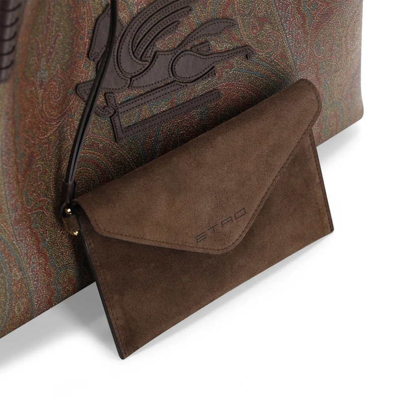 Etro Crossbody Bag Shopper mit Muster braun(Image 6)