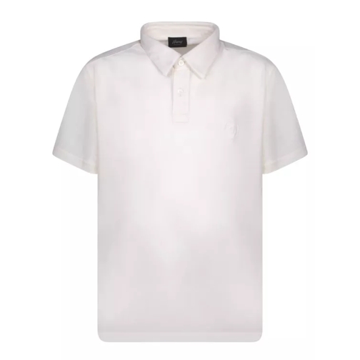 Brioni Wool Polo Shirt White 