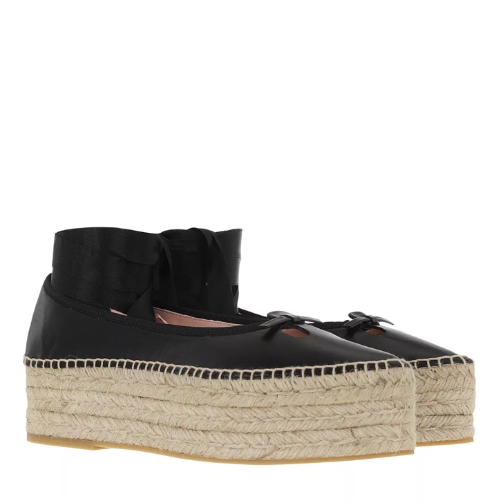 Marc Jacobs The Mouse Platform Espadrille Black Espadrille