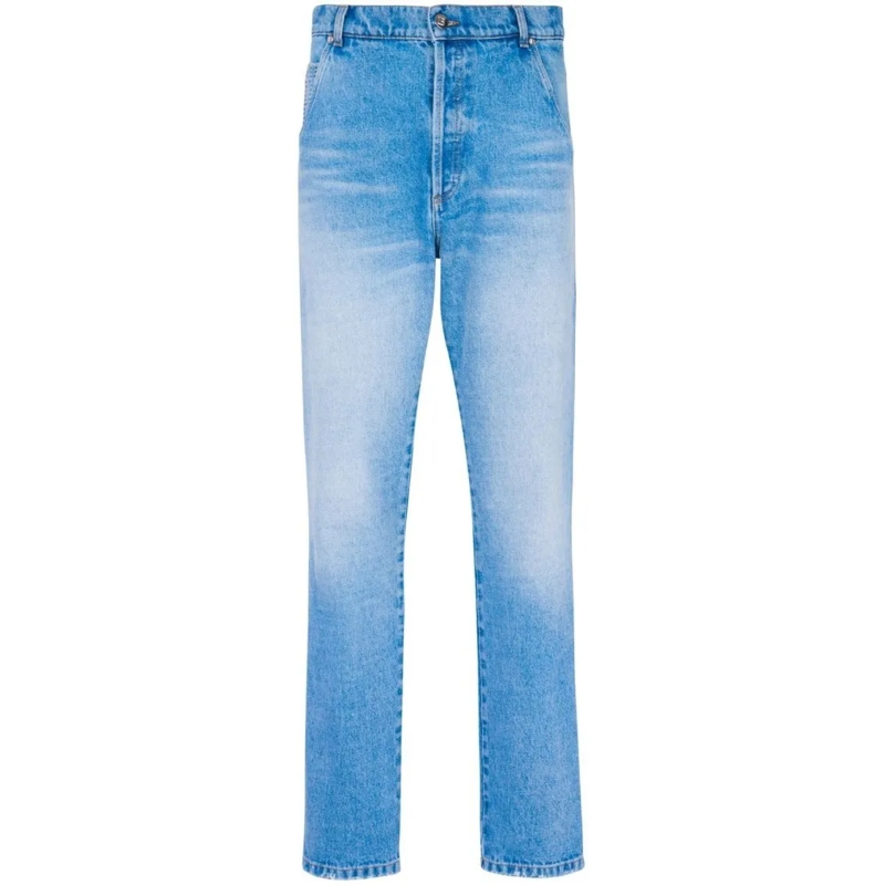 Balmain Jeans Light Blue Slim-Fit Jeans Blue
